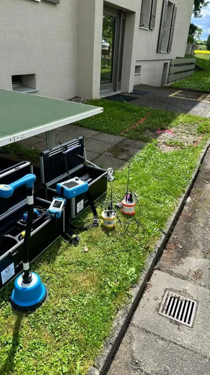 Recherche de fuite d'eau sur canalisation enterrée